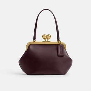 Coach Kisslock 16 - Black Currant (NWT)